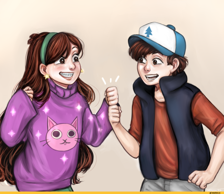 Гравити Фолз Диппер и Мейбл