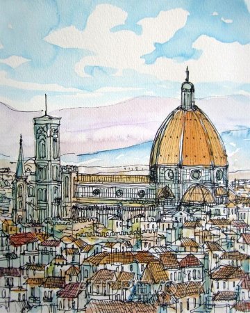 Флоренция Санта Мария дель Фьоре живопись