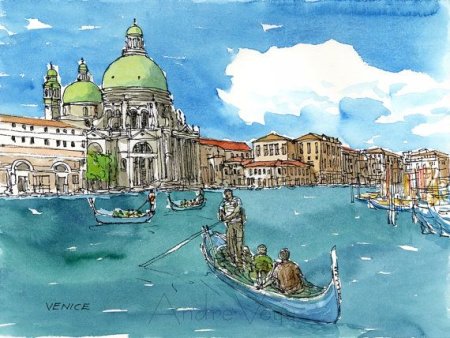 Италия рисунок