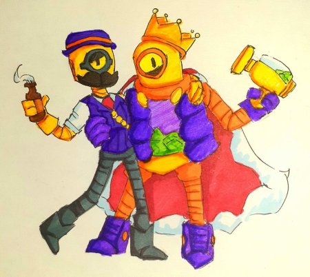 Барли Brawl Stars арт