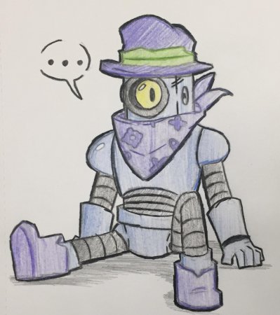 Рикошет арт Brawl Stars