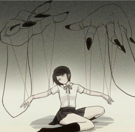 Рука с марионеткой