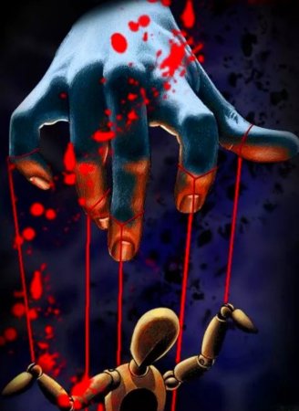 Кукла марионетка девушка