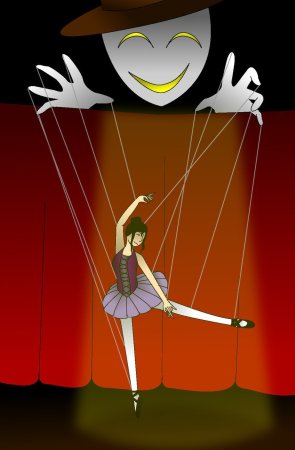 Рука кукловода арт