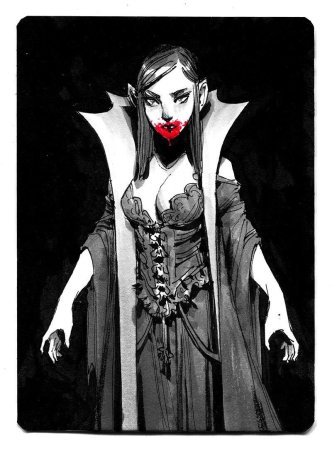 Вампир рисунок