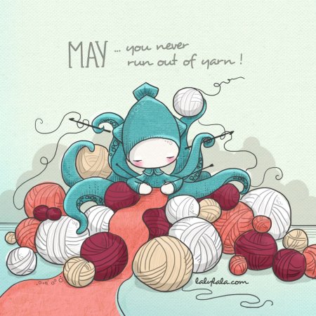 Арт с юмором о вязании