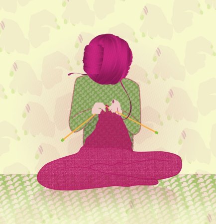 Вязаный арт