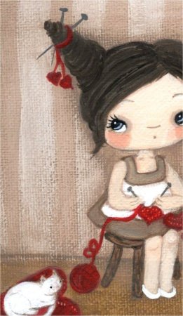 Вязальщица арт