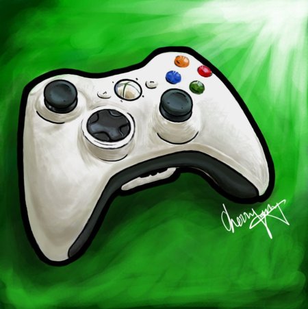 Джойстик Xbox скетч