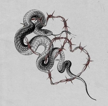 Тушь со змеей