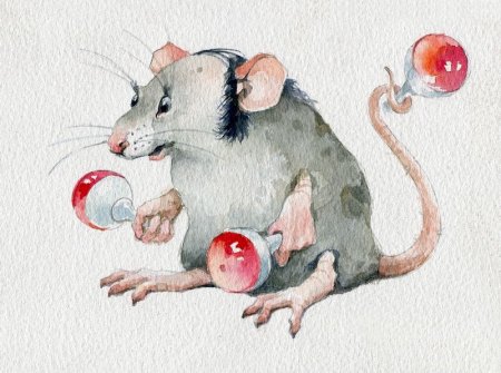 Иллюстрации крысы художники
