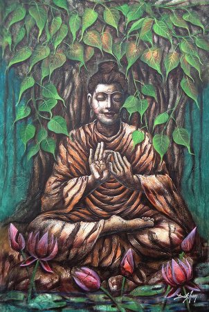 Вриндаван дас художник Будда