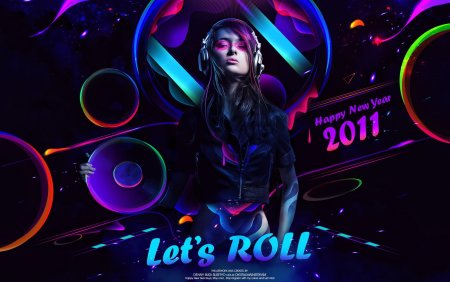 Красивая девушка диджей