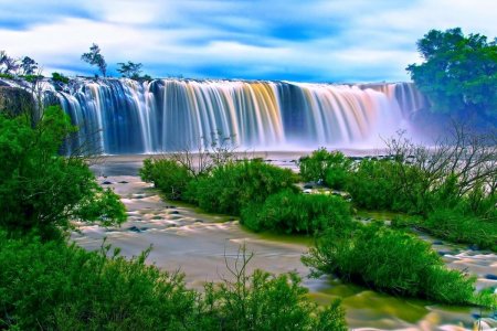 Красивые пейзажи с водопадами