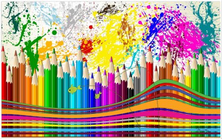 Карандаши и краски