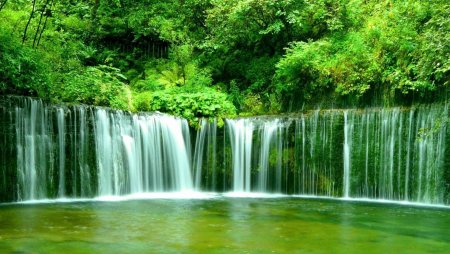 Природа водопад