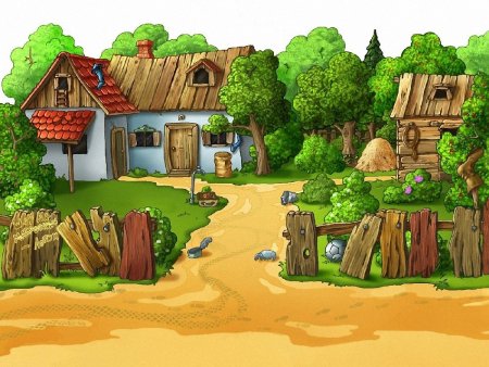 Мультяшная деревня