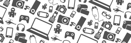 Мобильные аксессуары вектор