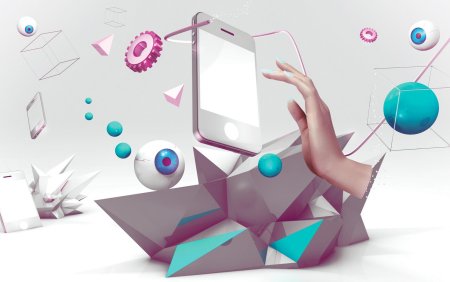 Современные технологии на прозрачном фоне