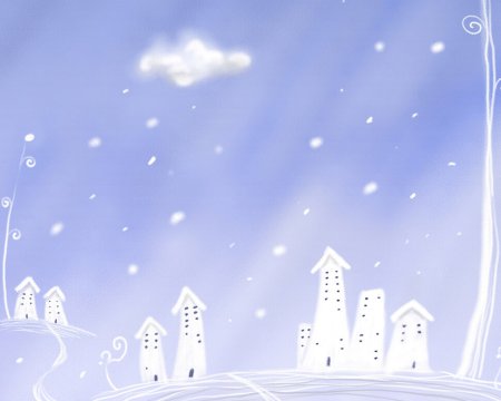 Фон зимний детский