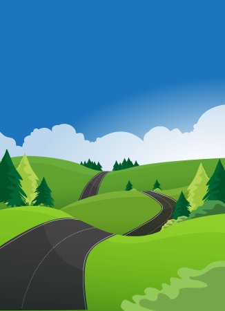 Извилистая дорога для детей