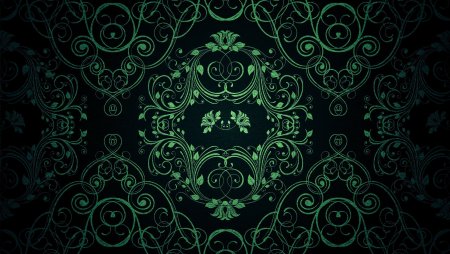 Зеленый узор