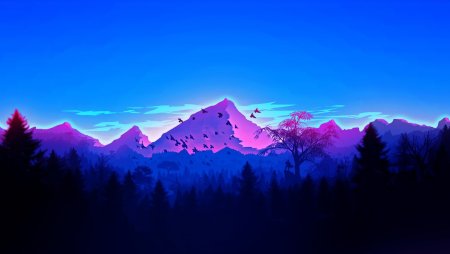 Фиолетовые горы
