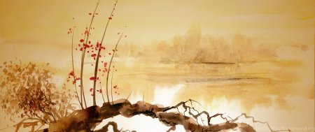 Бежевый фон живопись