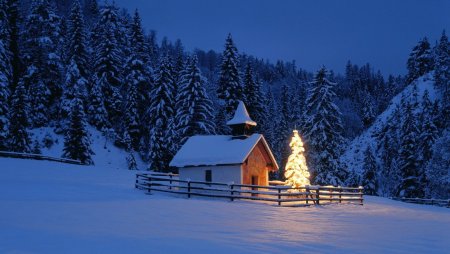 Новогодний пейзаж