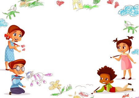 Фон для объявления конкурса рисунков