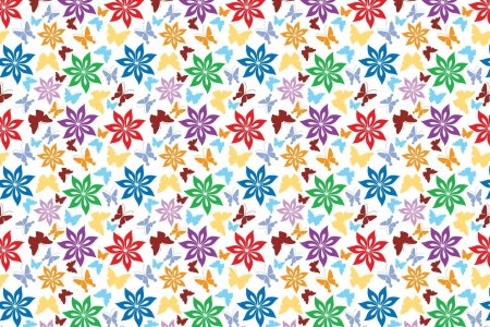 Красивые узоры разноцветные