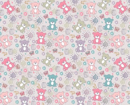 Бесшовные фоны - детские