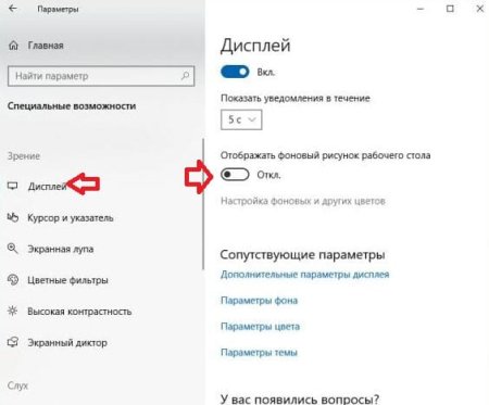 Фоновый рисунок отключен в связи с использованием спец возможностей