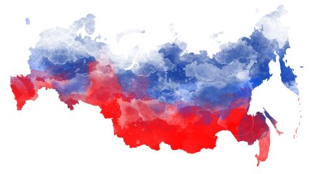 Россия на прозрачном фоне