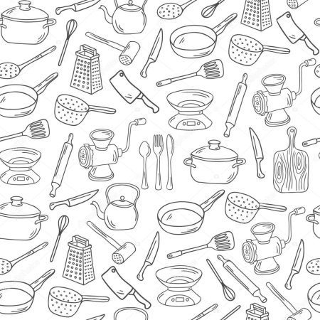 Кухонные приборы паттерн