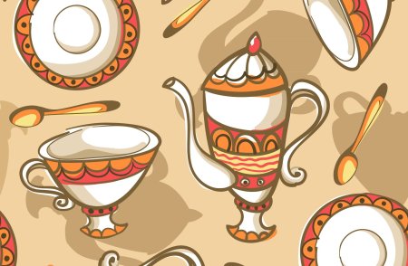 Стилизация посуды