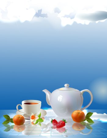 Фоторамка чаепитие