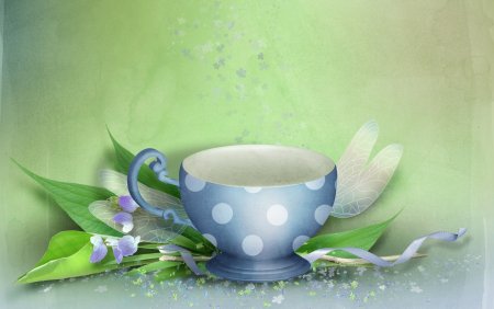 Чашечки с чаем для презентаций