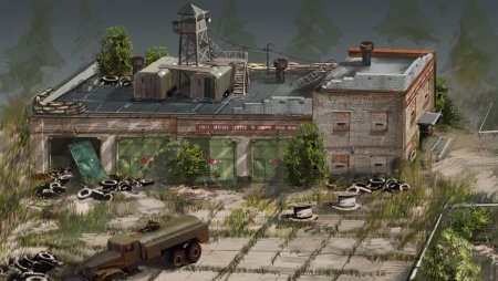 Военная база сталкер арт