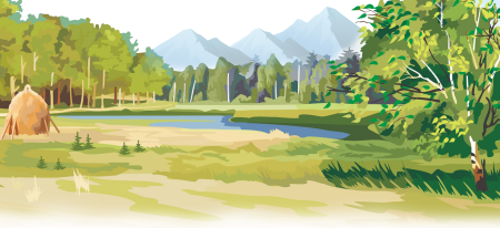 Мультяшный пейзаж