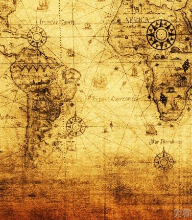 Старинная карта