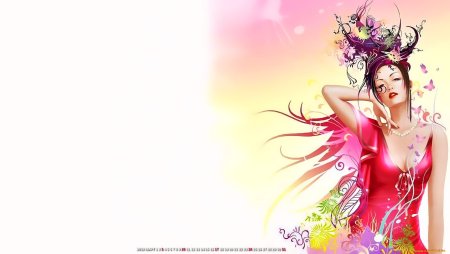 Образ девушки фон