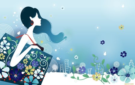 Девушка вектор