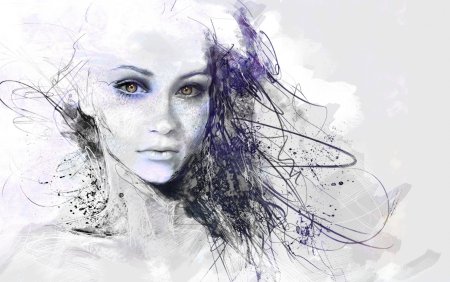 Женщина рисунок