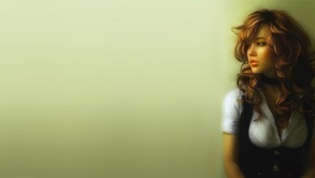 Обои Рисованные девушки