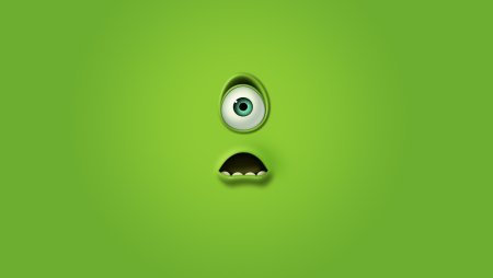 Веселый фон для рабочего стола зеленый