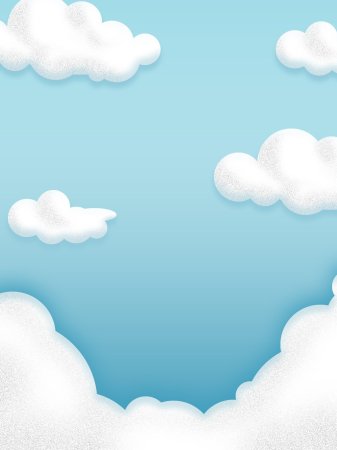 Небо мультяшное