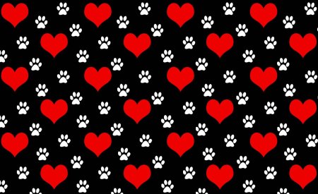 Фон маленькие сердечки