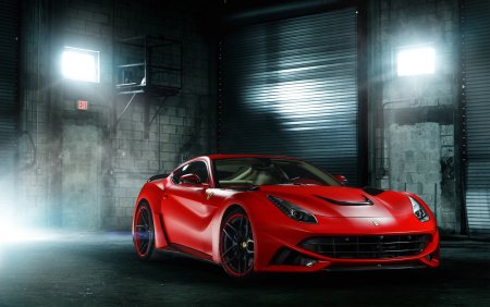 Ferrari f12 Berlinetta красная