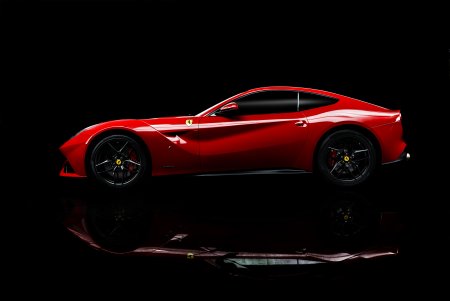 Красная Ferrari f8 Berlinetta